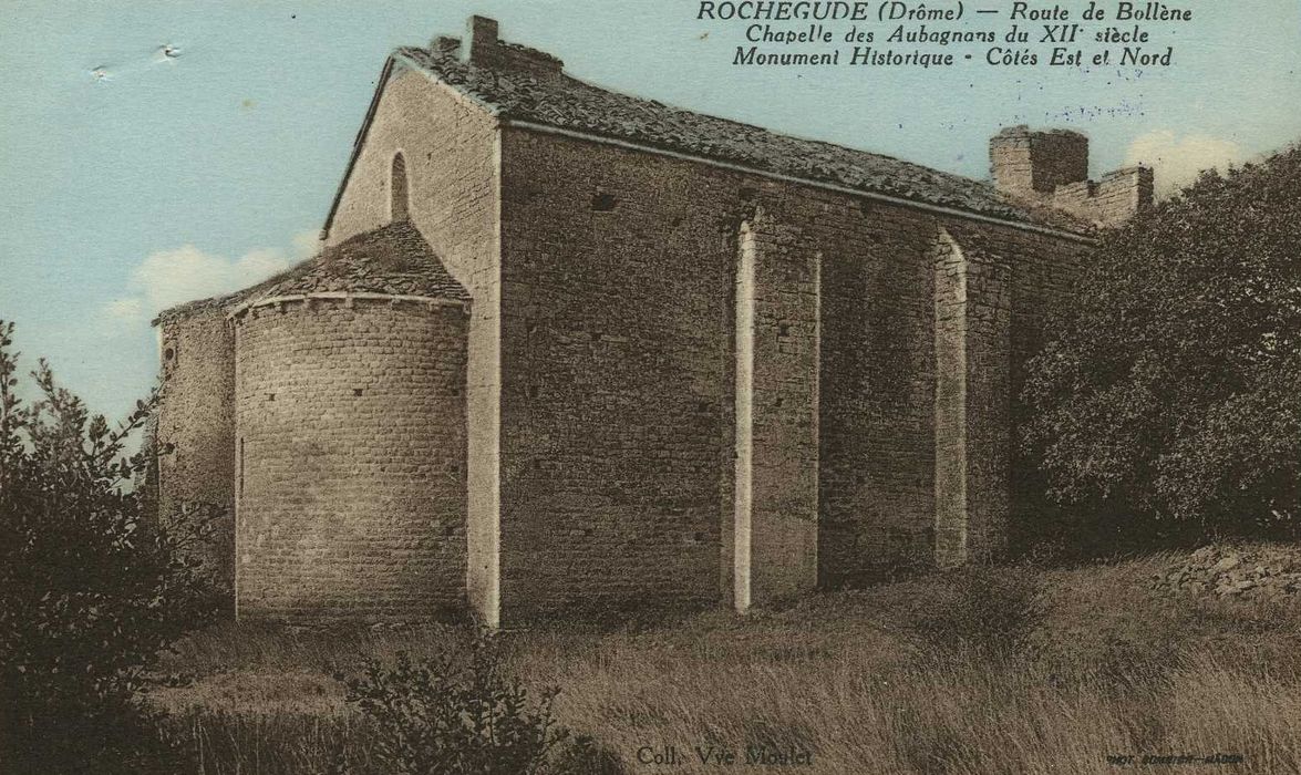 Chapelle Notre-Dame-des-Aubagnons : Ensemble nord-est, vue générale