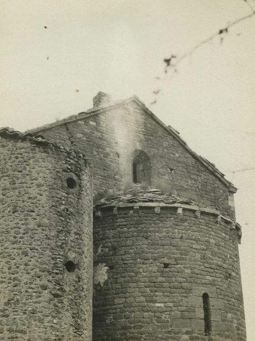 Chapelle Notre-Dame-des-Aubagnons : Chevet, vue partielle