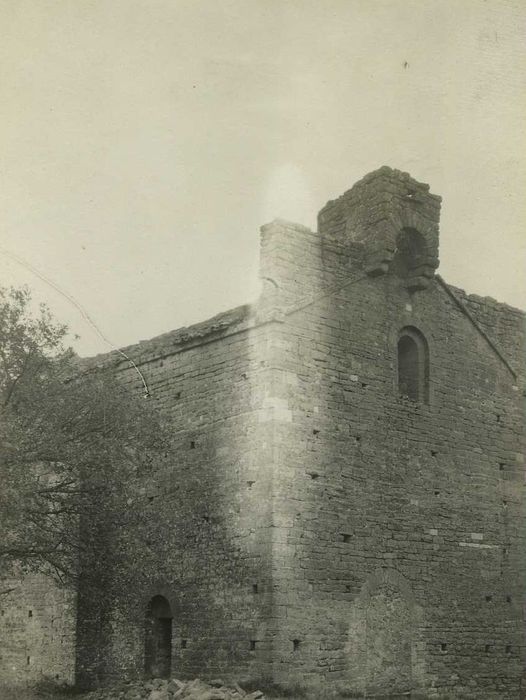 Chapelle Notre-Dame-des-Aubagnons : Ensemble nord-ouest, vue partielle