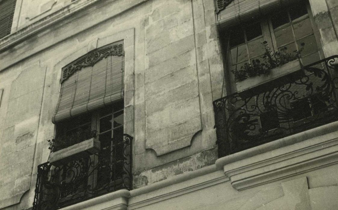 Hôtel de Clérieu : Façade sur rue, vue partielle