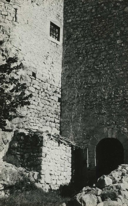 Château de Gouvernet (ruines) : Vue partielle des ruines