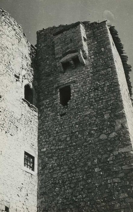 Château de Gouvernet (ruines) : Vue partielle des ruines