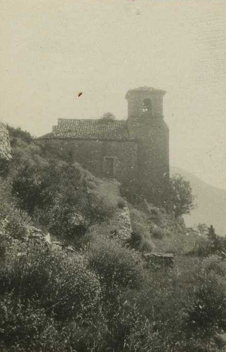 Château de Soyans :Façade latérale nord-est, vue générale