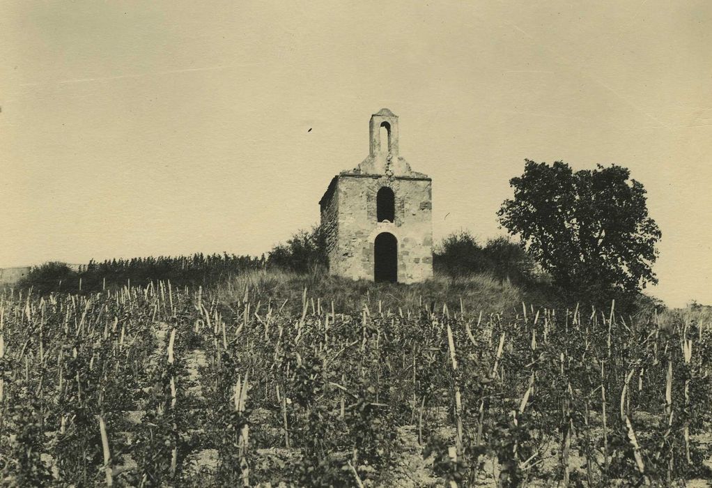 Chapelle Saint-Christophe : Façade sud, vue générale