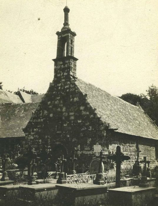 Chapelle Sainte-Nonne : Ensemble sud-ouest, vue générale