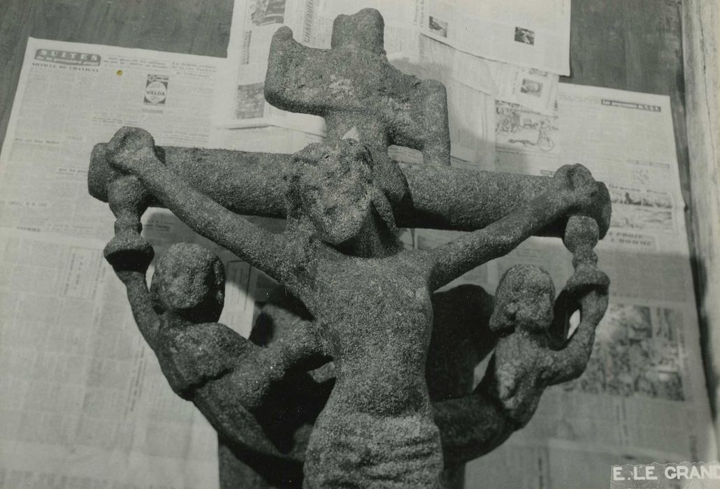 Calvaire de Saint-Maudez : Détail de la partie supérieure