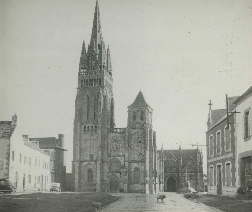 Eglise ou basilique Notre-Dame : Ensemble occidentale, vuegénérale