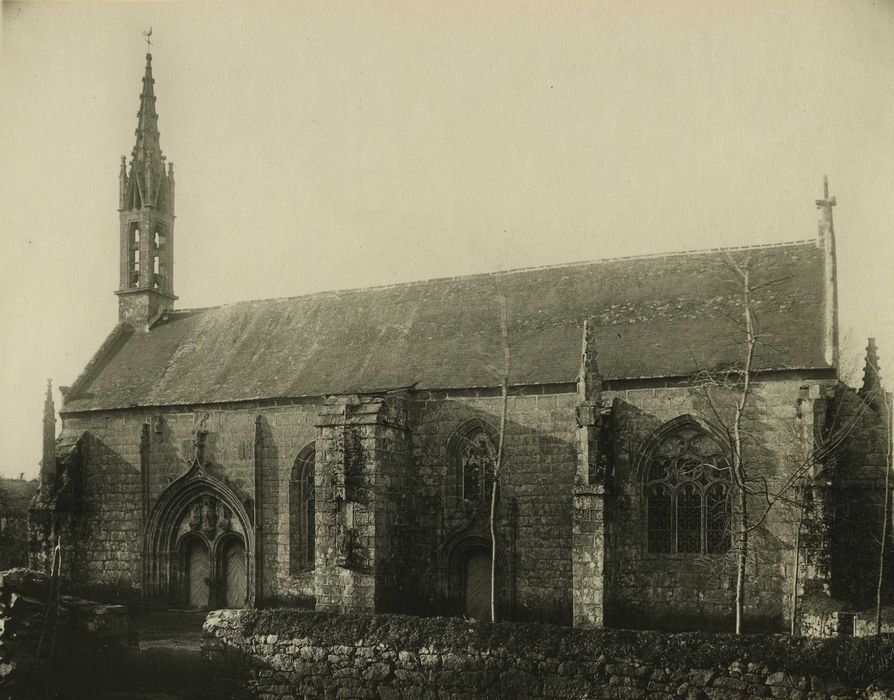 Chapelle Notre-Dame de Quilinen : Façade latérale sud, vue générale