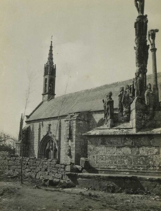 Chapelle Notre-Dame de Quilinen : Façade sud, vue partielle