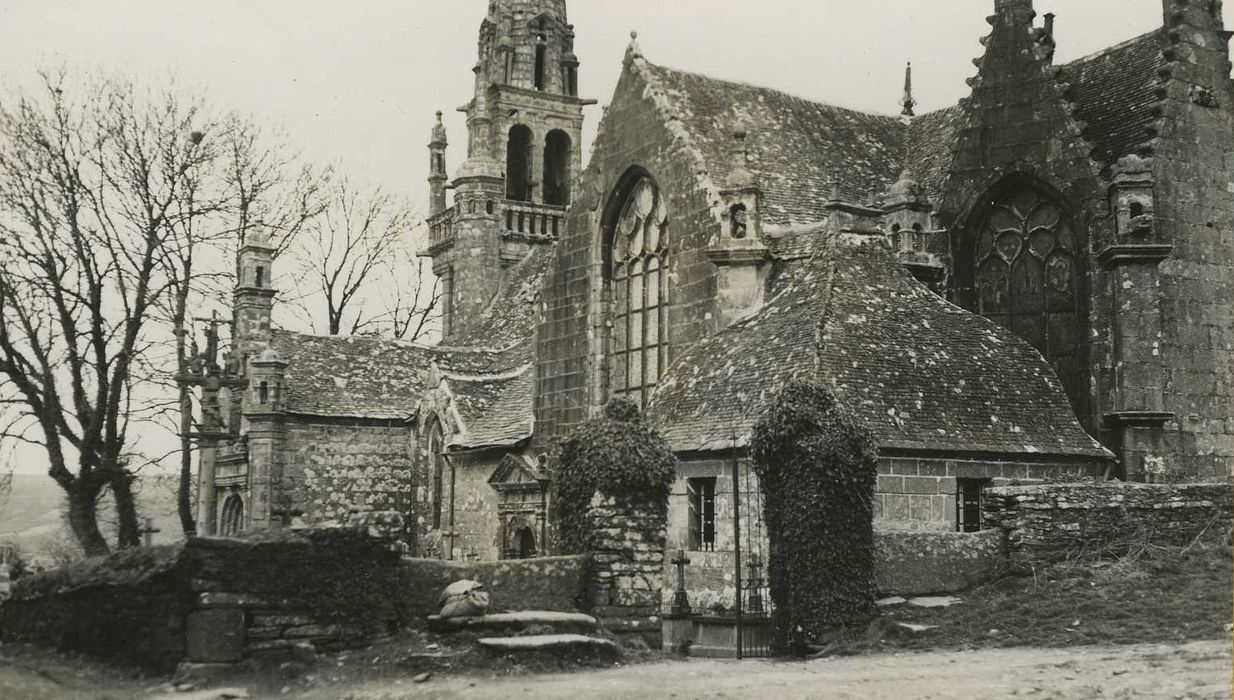 Eglise Saint-Mélar : Ensemble sud, vue générale