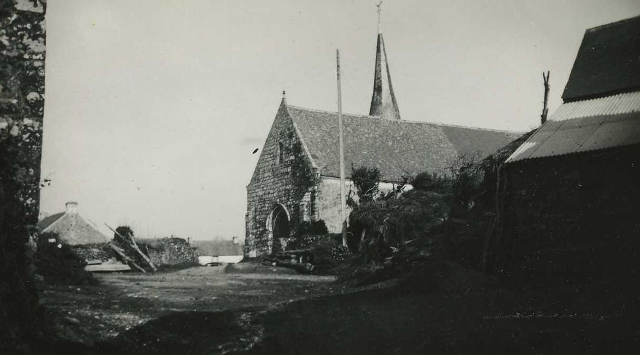 Chapelle Saint-Jean-Baptiste de Lantierne : Ensemble sud-ouest, vue partielle