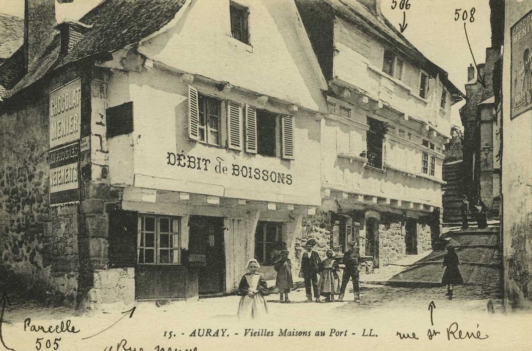 Maisons : Façades sur rue, vue générale