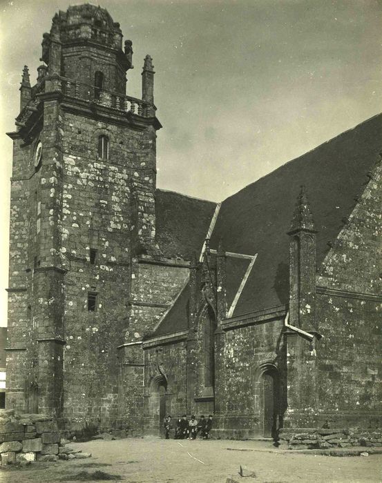 Chapelle de la Clarté : Façade latérale nord, vue générale