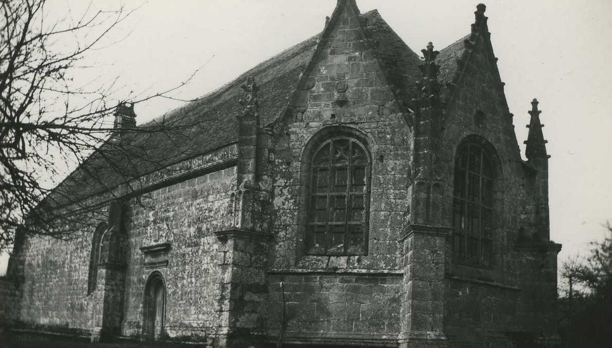 Chapelle Notre-Dame du Bon Secours de Kercohan : Façade occidentale, vue générale