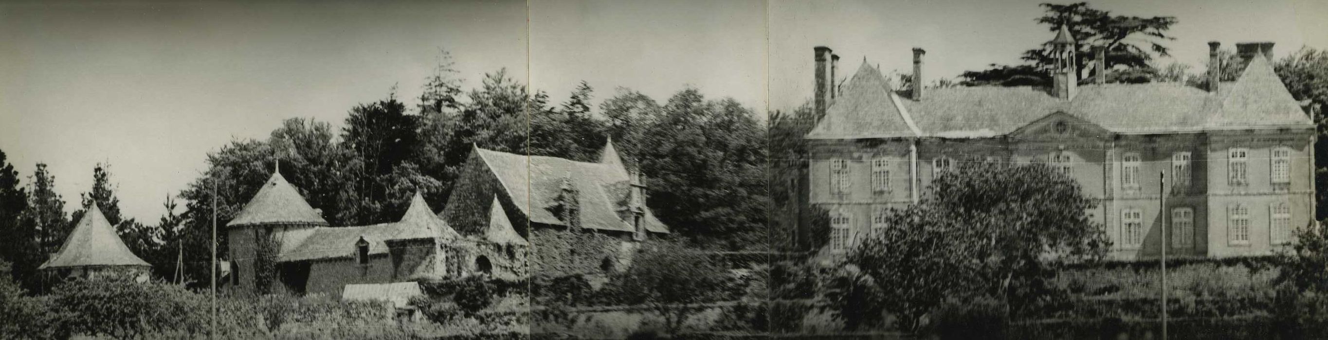 Château de Trémoar : Ensemble sud-ouest, vue générale