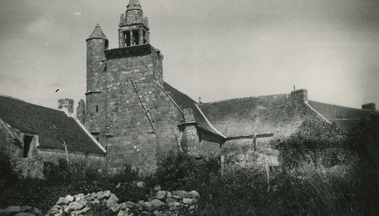 Chapelle Saint-Colomban : Ensemble sud-ouest, vue générale