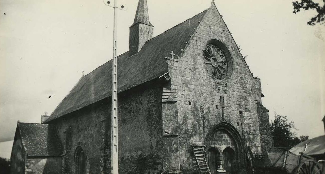 Chapelle Saint-Maudé : Ensemble nord-ouest, vue générale