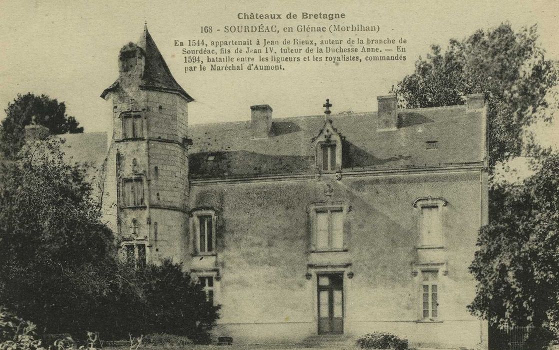 Château de Sourdéac : Ensemble sud, vue générale