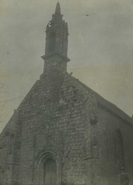 Chapelle Saint-Nicolas : Façade occidentale, vue générale