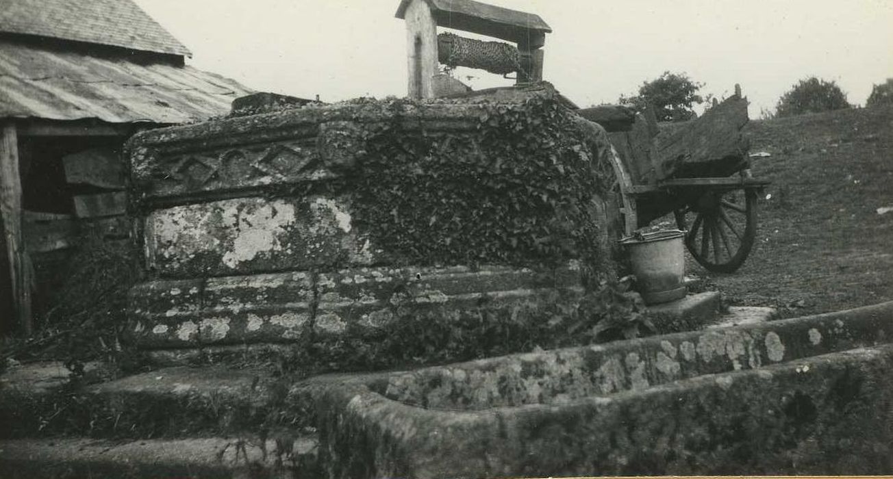 Manoir de Kerbiguet : Puits, vue générale