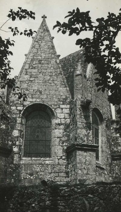 Chapelle Sainte-Brigitte : Chevet, vue partielle