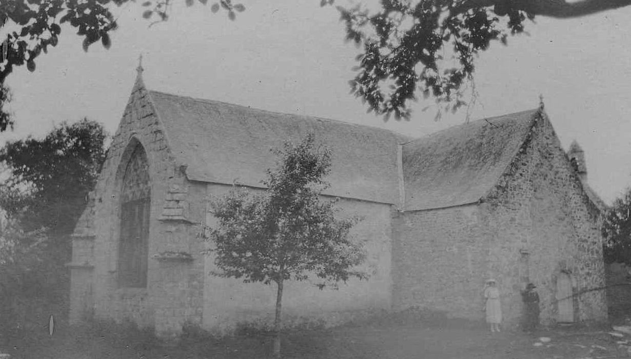 Chapelle de Locmaria-er-Hoët : Ensemble nord-est, vuegénérale