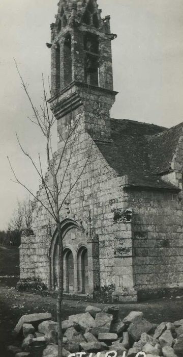 Chapelle Saint-Urlo : Façade occidentale, vue générale