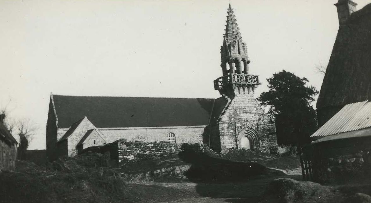 Chapelle Saint-Yves : Façade latérale sud, vue générale