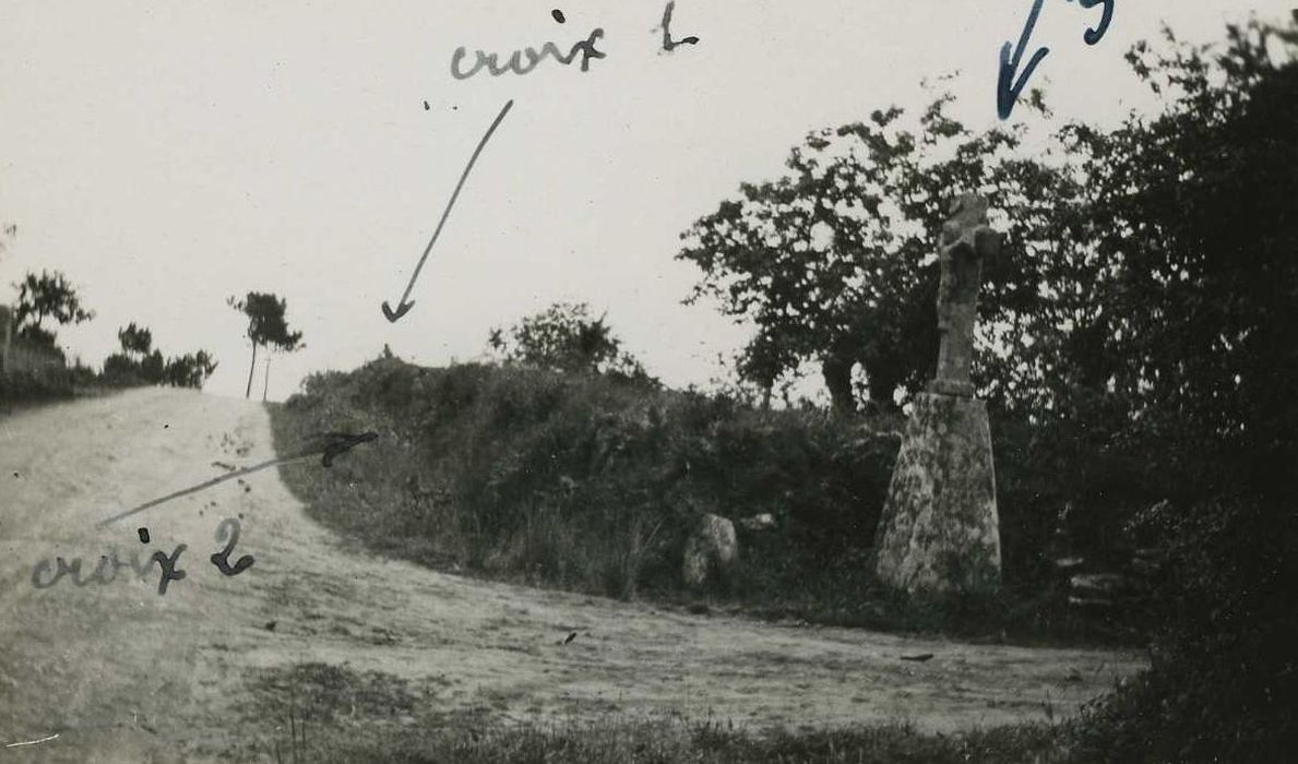 Trois croix : Vue générale du site