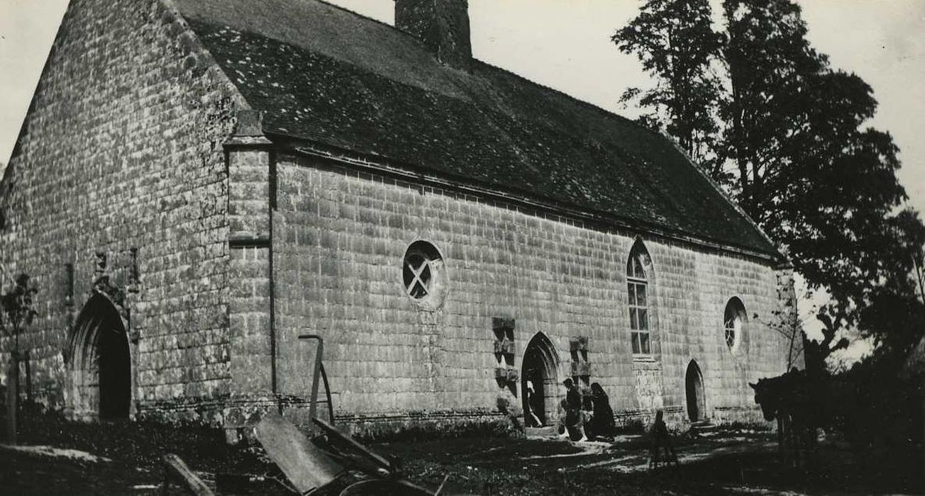 Chapelle Saint-Fiacre : Ensemble sud-ouest, vue générale