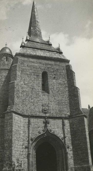 Chapelle Notre-Dame-de-Carmès : Clocher, élévation sud, vue générale