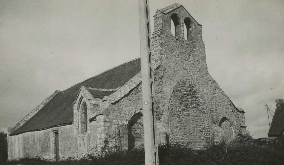 Chapelle de Locmaria : Ensemble sud-est, vue générale