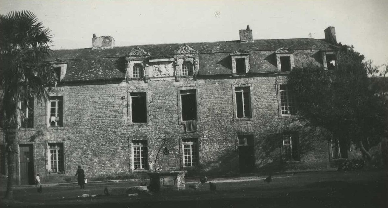 Château d'Ereck : Façade est, vue générale