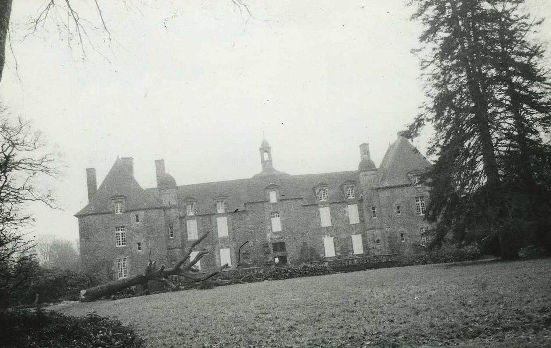 Château de Porhman : Ensemble nord, vue générale