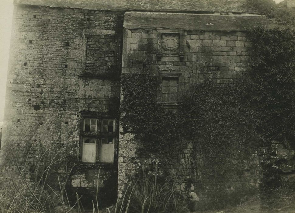 Restes du château de Ferrières : Vue partielle des ruines