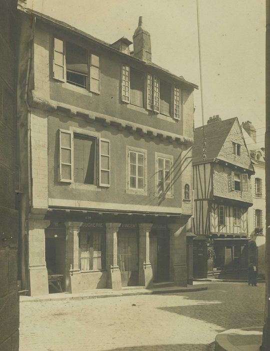 Maison dite de Saint-Vincent : Façade sur rue, vue générale