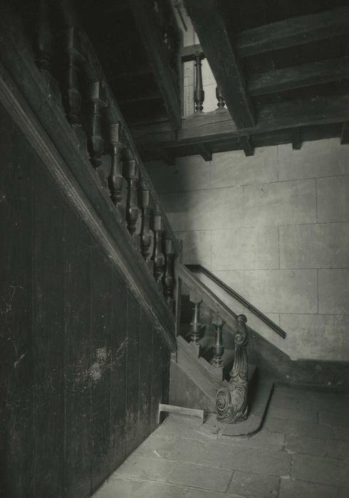 Hôtel Saint-Georges : Escalier, vue partielle