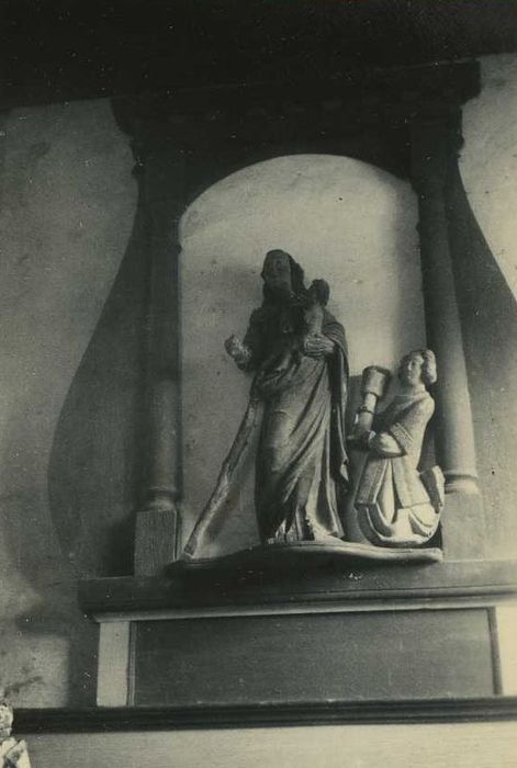 Statue : Vierge à l’Enfant, statue : Ange - © Ministère de la Culture (France), Médiathèque du patrimoine et de la photographie, tous droits réservés