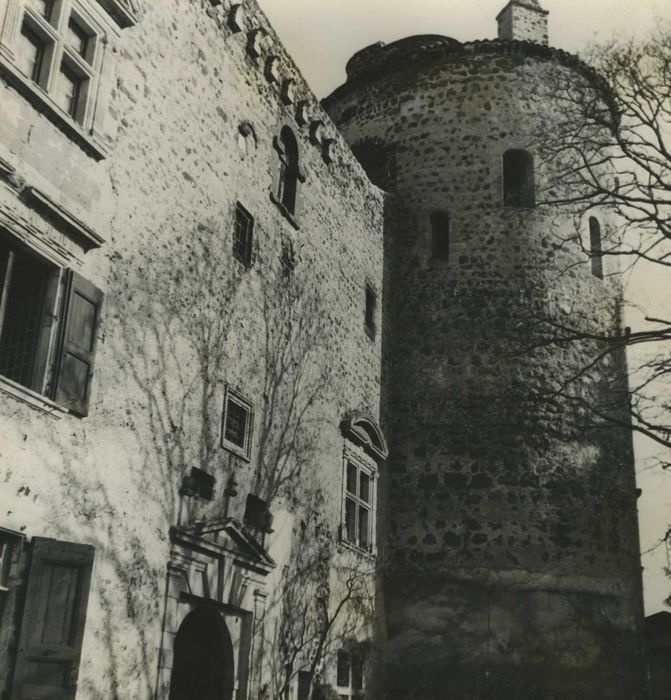 Château et son enceinte : Façade sud, vue partielle