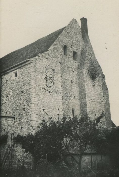 Ancienne métairie monastique de Bergeresse : Pignon est, vue générale