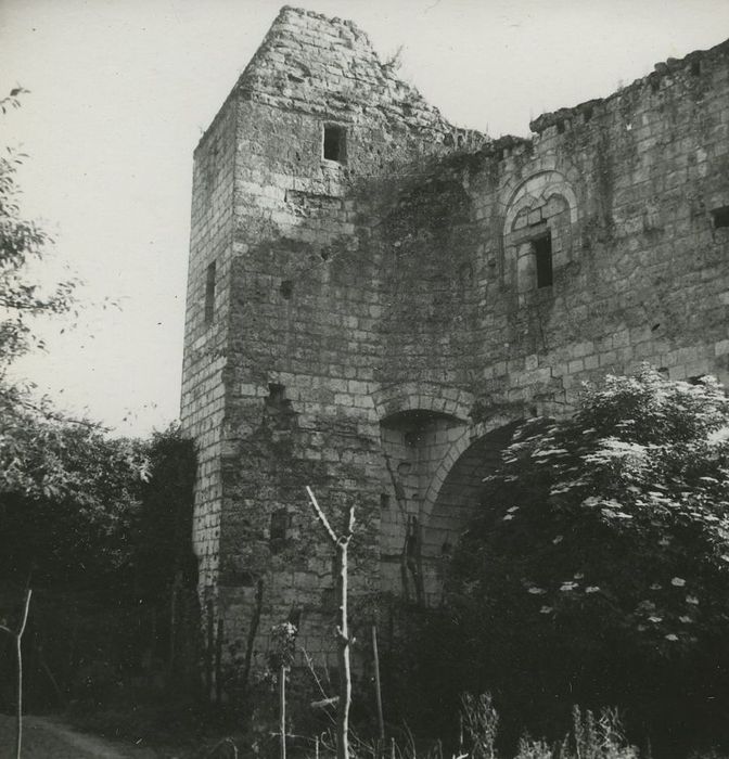 Tour Chevalot (ou Chevaleau) : Façade est, vue partielle