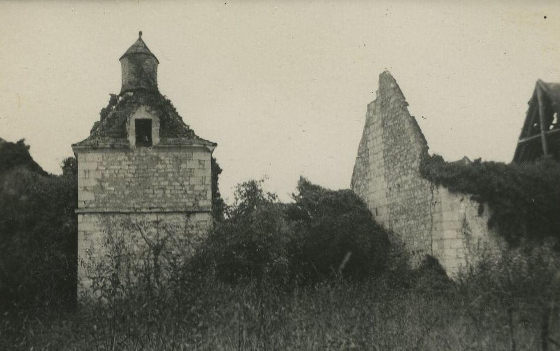 Ancien manoir de la Courtinière : Fuye, façade nord, vue générale