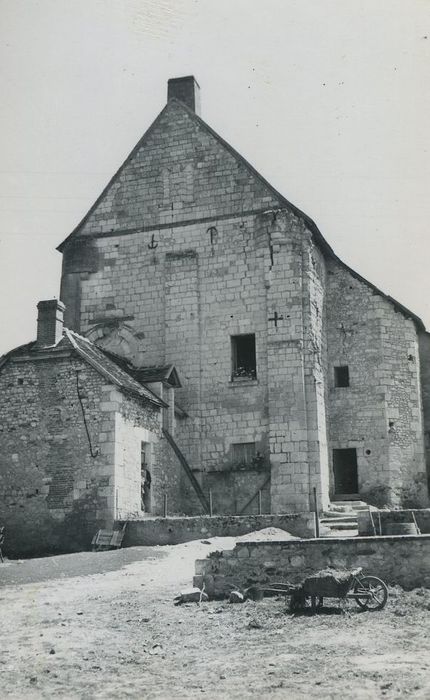 Château de Bossay : Façade nord, vue générale