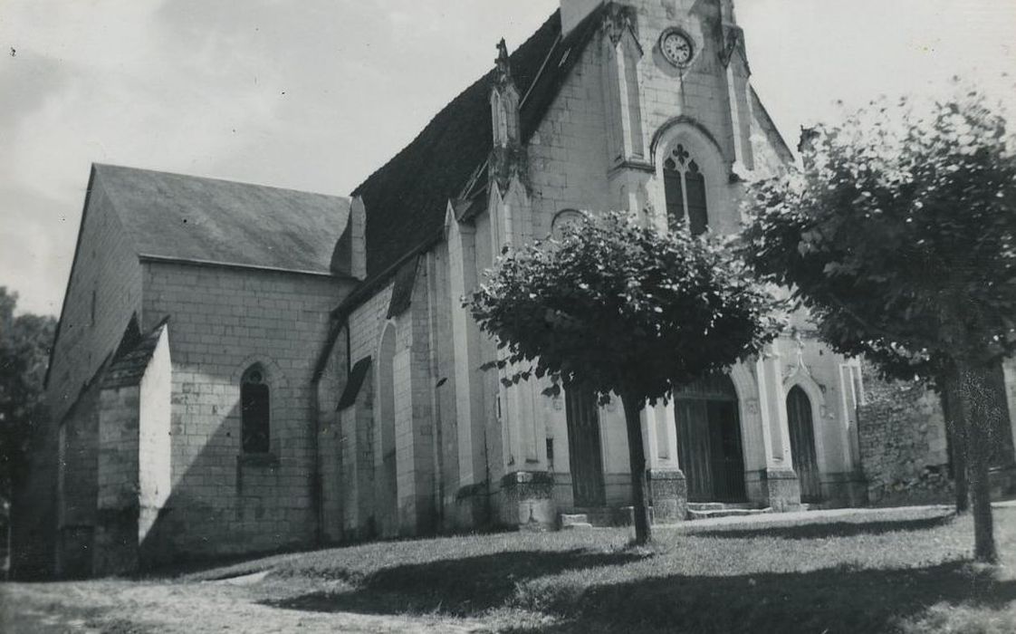 Eglise Saint-Laurent : Ensemble nord-ouest, vue partielle