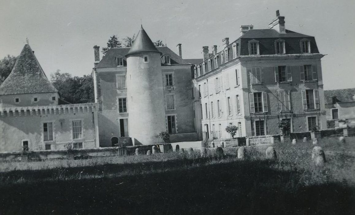 Château de Boussay : Ensemble sud, vue générale