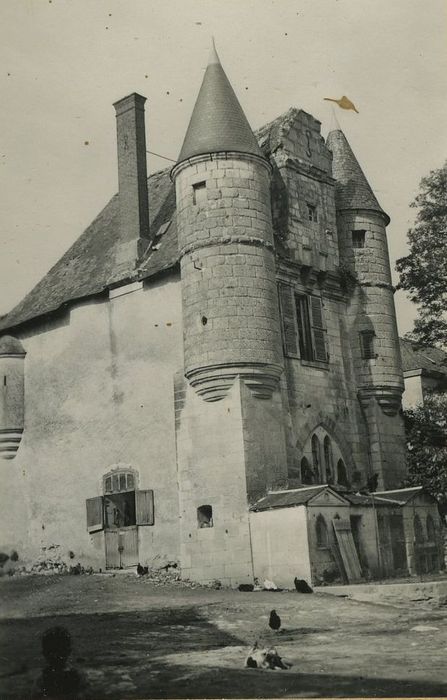 Château : Châtelet, façades sud et ouest, vue générale