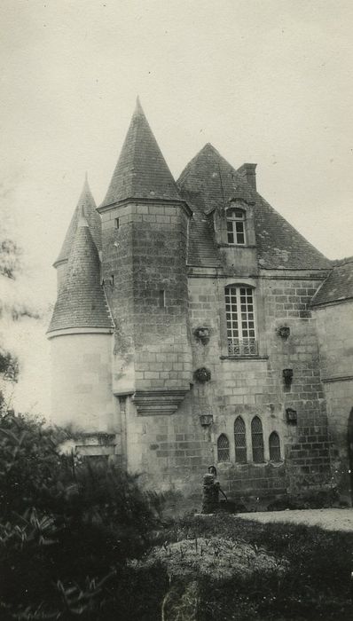 Château : Châtelet, façade nord, vue générale