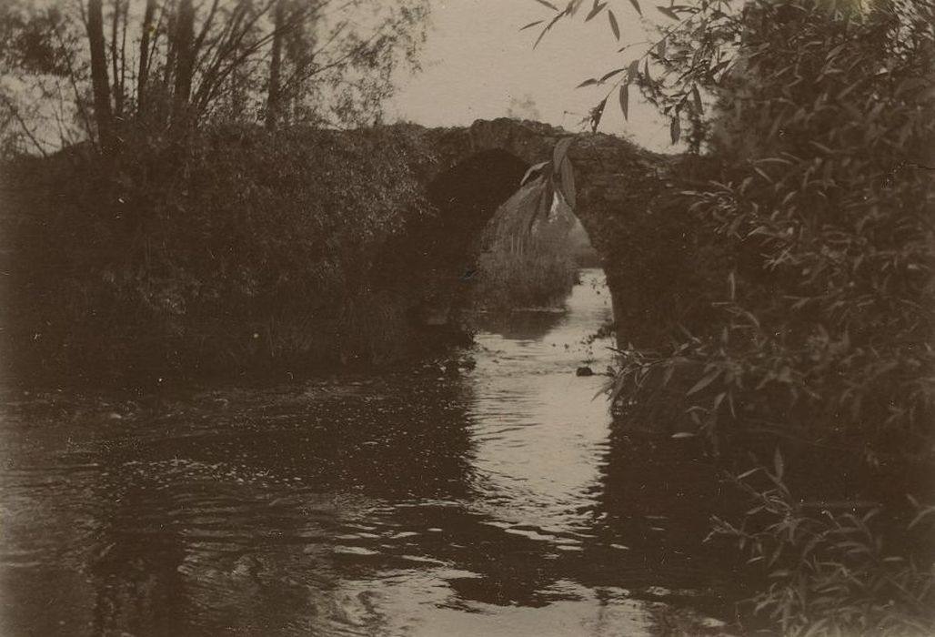 Vestiges du pont sur l'Indre, vue générale