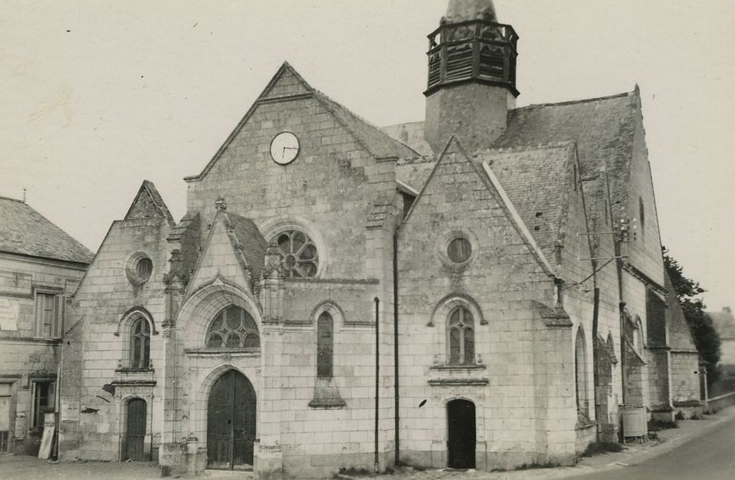 Eglise de la Translation de Saint-Martin : Façade occidentale, vue générale