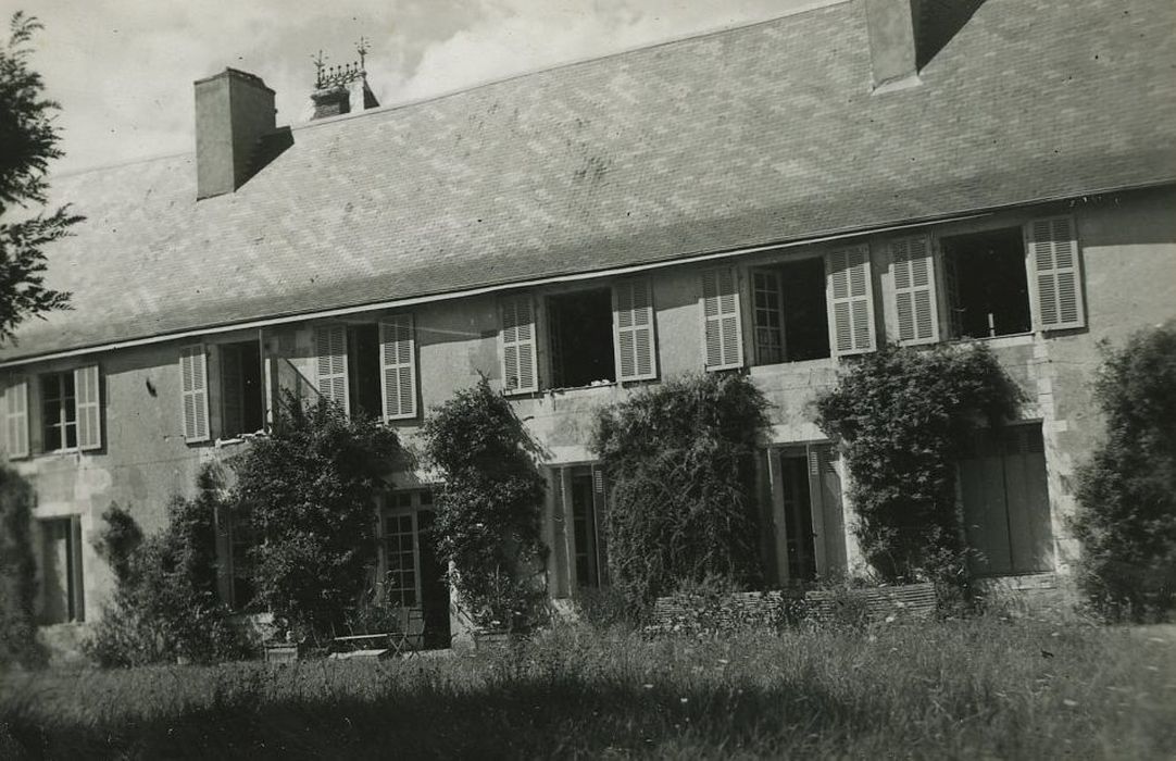 Château du Verger : Façade sud, vue partielle